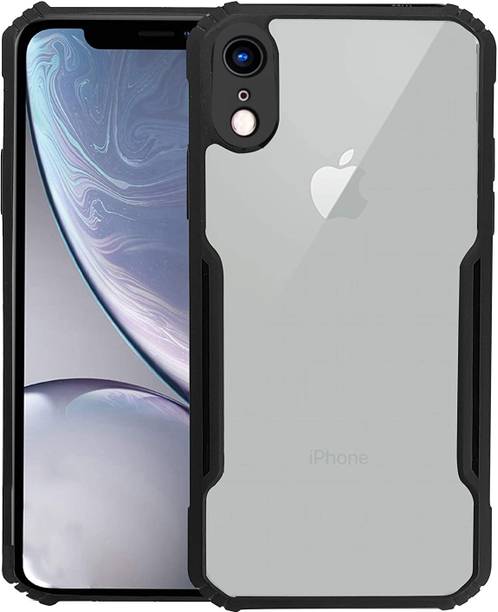 Mobikit Back Cover for Apple iPhone XR, Transparent Hybrid Hard PC Back TPU Bumper Impact Resistant Case