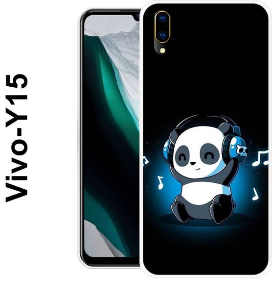 MOBIFLY Back Cover for Vivo Y15, Music, Cute, Baby, Panda, Funky, 536