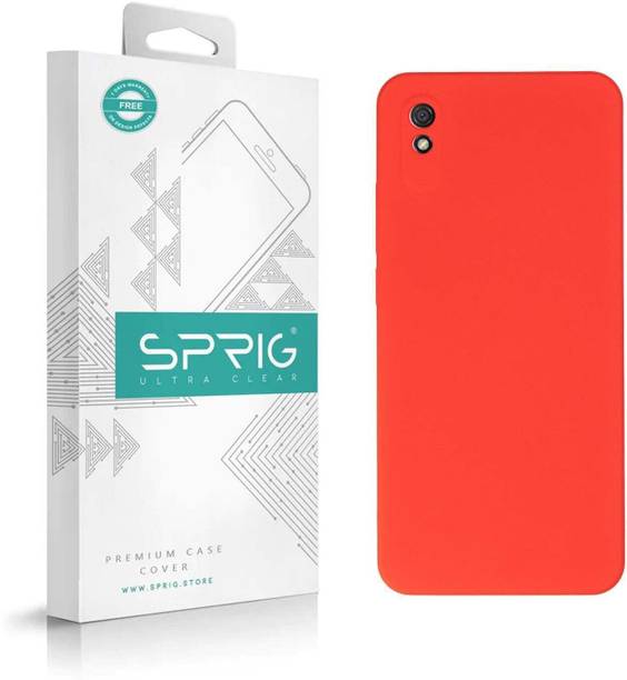 Sprig TPU Matte Back Cover for Sprig TPU Matte Back Cover for REDMI 9i, Redmi 9i, Mi 9i (Red, Flexible Case, Pack of: 1)