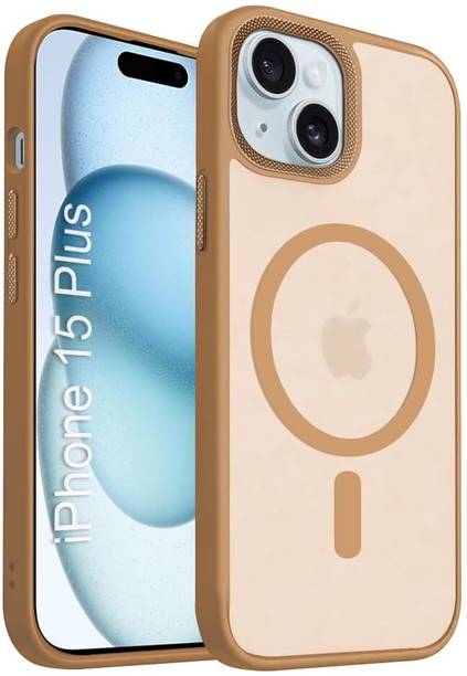 SnapWave Back Cover for Magsafe Matte Ring Case For Iphone 15 plus