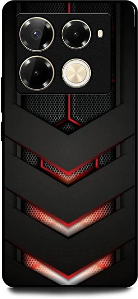WallCraft Back Cover for Infinix Note 40 Pro Plus 5G (BLACK SHARK, RED EDGE, VALOR, TEXTURE, ABSTRACT