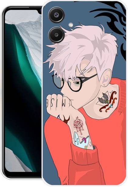 FRONK Back Cover for Samsung Galaxy A06 5G, SM-A066B, ANIME, VECTOR, ART, BOY, ALONE, BOY