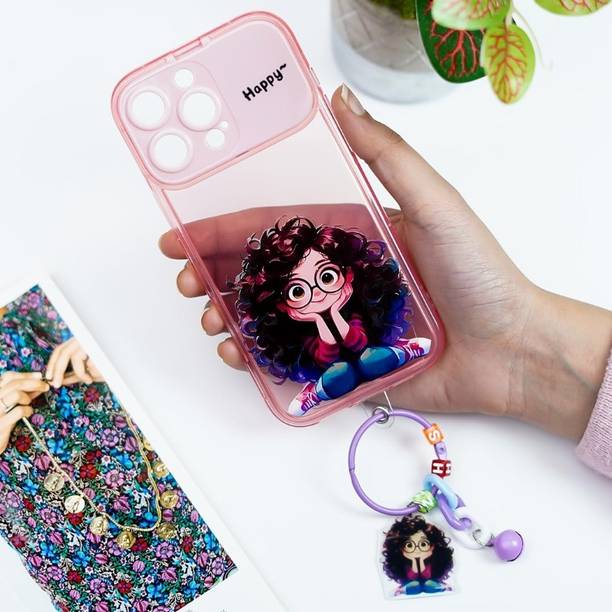 PEEPERLY Back Cover for iPhone 16 Pro Max Cartoon Geek Girl