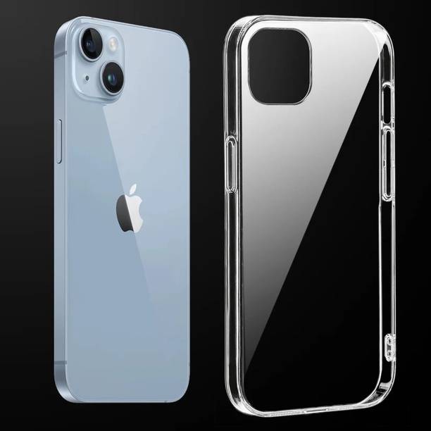 KLAH Back Cover for Apple iPhone 13, Crystal Clear Hard Back Anti-Yellowing Phone Case