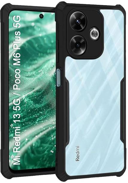 CASEVIBE Back Cover for POCO M6 PLUS 5G, REDMI 13 5G