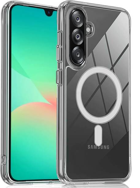 am collection Back Cover for Samsung Galaxy A17 5G Transparent MagSafe Mobile Back Cover | Wireless Charging Compatible