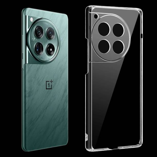 MS-Shield Back Cover for OnePlus 12R 5G, Crystal Clear Hard Back Anti-Yellowing Phone Case