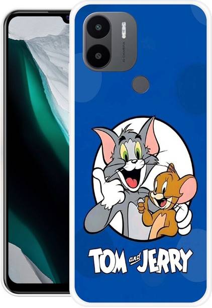PHONE WALEY.COM Back Cover for Redmi A2 Plus,23028RNCAG,TOM, JERRY, CAT, RABBIT, CARTOON