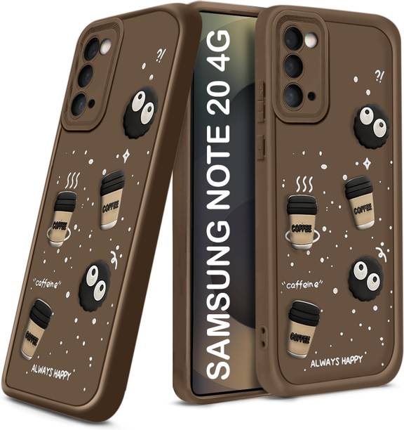 TRUEUPGRADE Back Cover for Samsung Galaxy Note 20 Cute Fun Cartoon 3D Ball Coffee Case