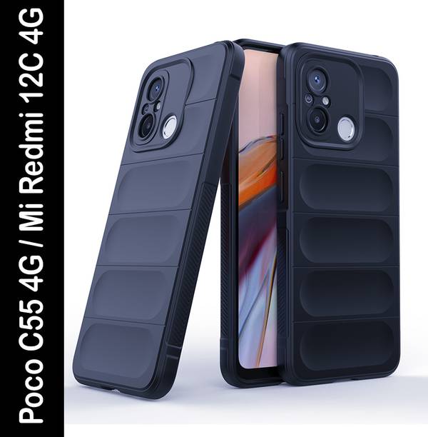 Casotec Back Cover for Poco C55 4G, Mi Redmi 12C 4G