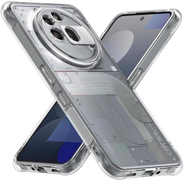 FABEKEE Back Cover for Phone 3a Pro Case Perfect Fitting Hybrid Edge to Edge Bumper Side Protection Transparent