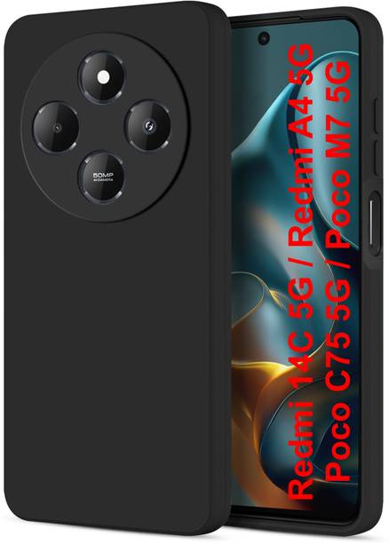 SBMS Back Cover for Mi Redmi 14C 5G / Redmi Mi A4 5G / Poco C75 5G / Poco M7 5G Slim Fit Design Case