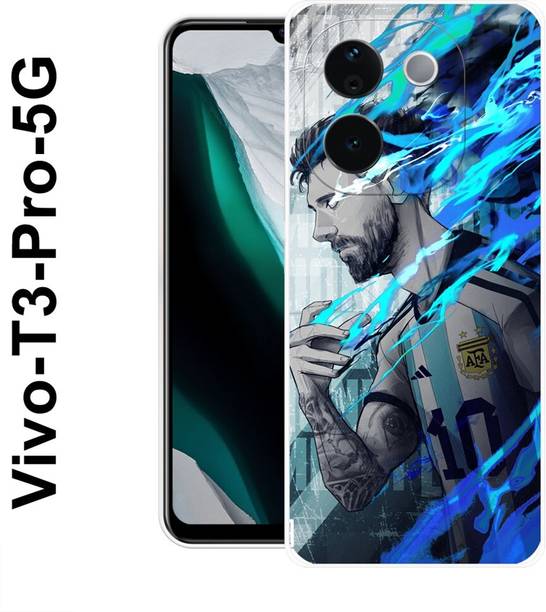 MASURA Back Cover for Vivo T3 Pro 5G, New, Cool, Funky, Lionel, Messi, 636