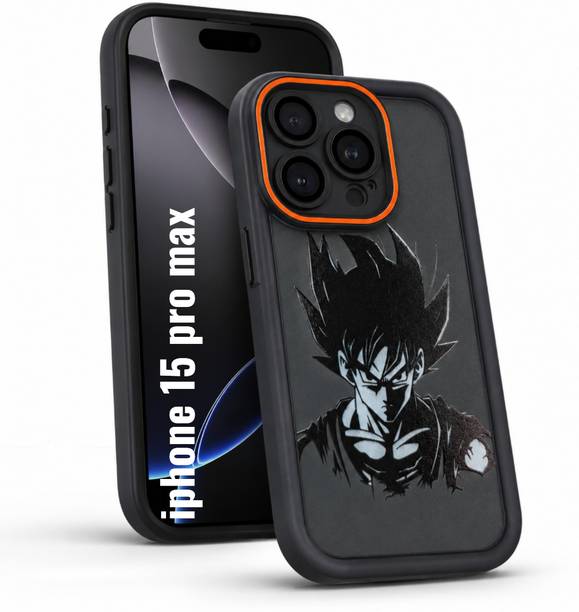 XYNOZ Back Cover for iPhone 15 pro max | Anime Warrior Printed | Shockproof Slim Case | Matte Protective Cover