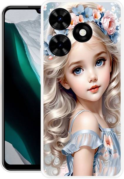 SHIVKUDI Back Cover for Tecno Pop 8