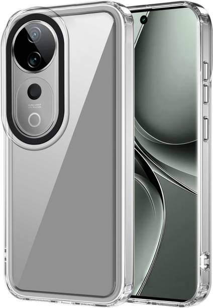 GLOBAL NOMAD Back Cover for Vivo T3 Ultra 5G (Transparent, Grip C