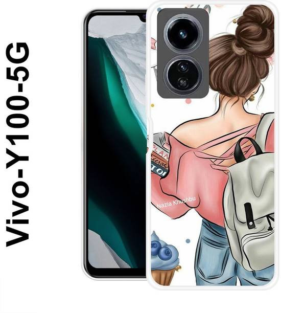MASURA Back Cover for Vivo Y100 5G, College, Girl, BTS, Funky, Trending, 222