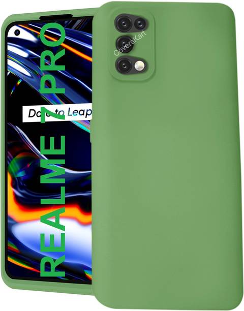 Coverskart Liquid Silicone Back Cover for Realme 7 Pro, Silky-Soft Touch Full Body Protection Shockproof Case