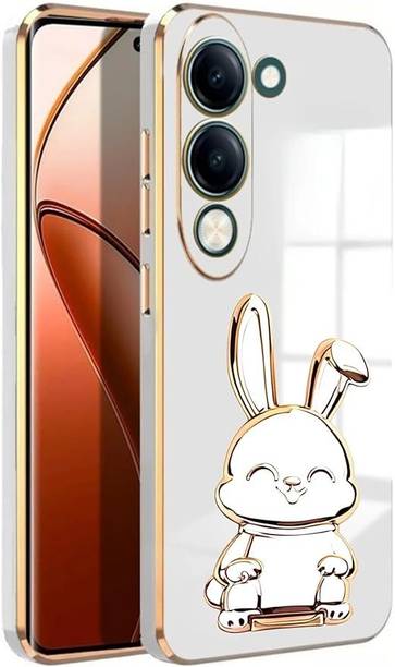 A3sprime Back Cover for vivo Y19e with Cute 3D Cartoon Shaped Folding Mobile Stand Holder