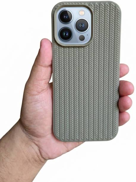 ONCRAVES Back Cover for Apple iPhone 13 Pro Max, Knit Texture Pattern.