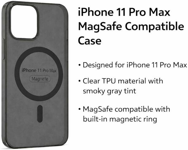 covermody Back Cover for iPhone 11 Pro Max Luxury Case Cover Matte Finish Frosted |Compatible with Magnetic Magsafe