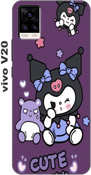 Inflame Back Cover for Vivo V20, V2040, Hello Kitty, Kuromi, Girls Back Cover