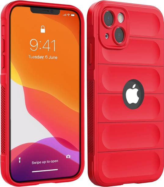 Coverskart Rugged Armor Back Cover for Apple iPhone 13, Hybird Silicone Anti Shock Airbag Grip Case