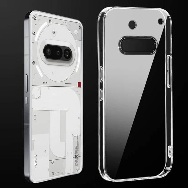 MS-Shield Back Cover for Nothing Phone 3a, Crystal Clear Hard Back Anti-Yellowing Phone Case