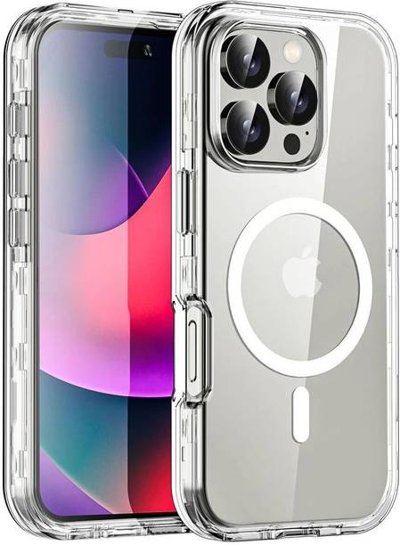 Magsafe Back Cover for Apple iPhone 16 Pro, With Magsafe Magnetic 360 Degree Protection Mobile Phone Case