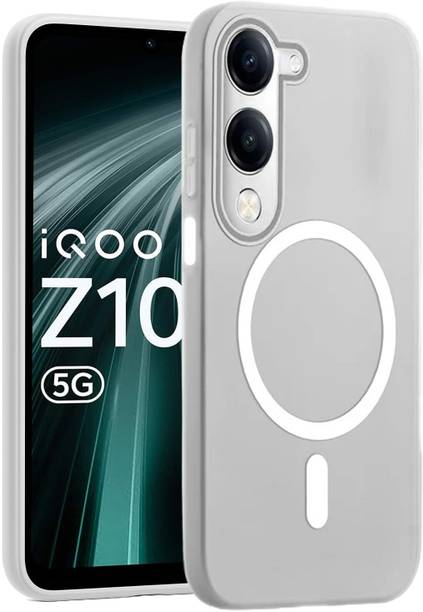 LOGELI Back Cover for iQOO Z10 Lite (5G)/ Vivo T4 Lite (5G), Frosted Semi-Transparent Slim Case, Matte Finish