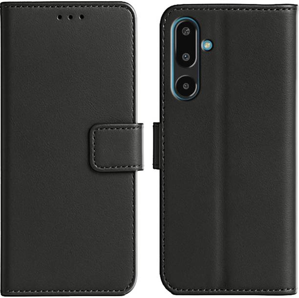 Ascensify Back Cover for Samsung Galaxy F16 5G Premium PU Leather Flip Cover with Card Slots & Stand Feature