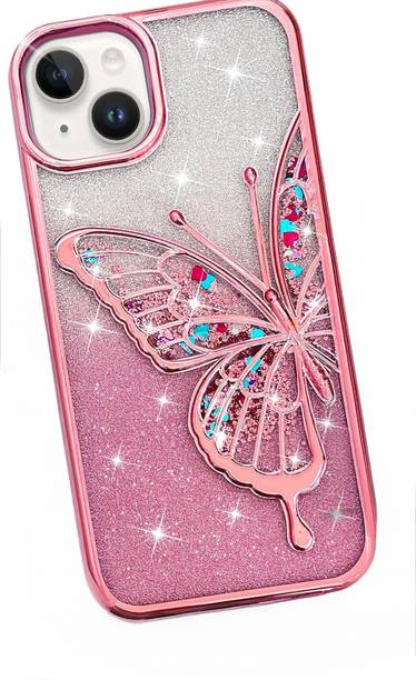 Mintzz Back Cover for Luxury Butterfly Glitter Girls Cover
