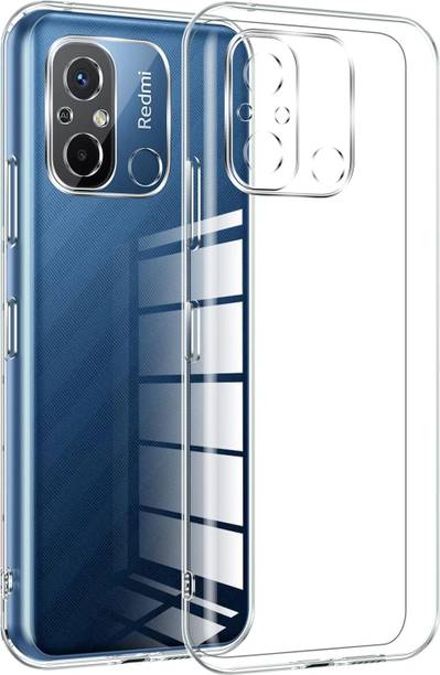 AIZLO Back Cover for Xiaomi Redmi 12C, POCO C55 (Transparent, Cam