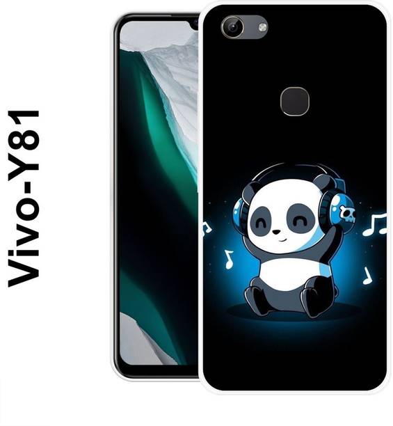 MASURA Back Cover for Vivo Y81, Music, Cute, Baby, Panda, Funky, 536