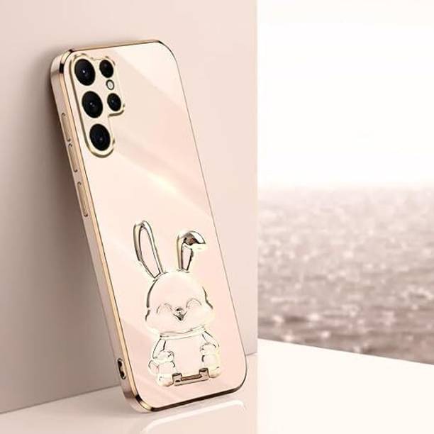 Astimi Back Cover for Samsung Galaxy S23 Ultra 5G with Cute 3D Cartoon Shaped Folding Mobile Stand Holder Case