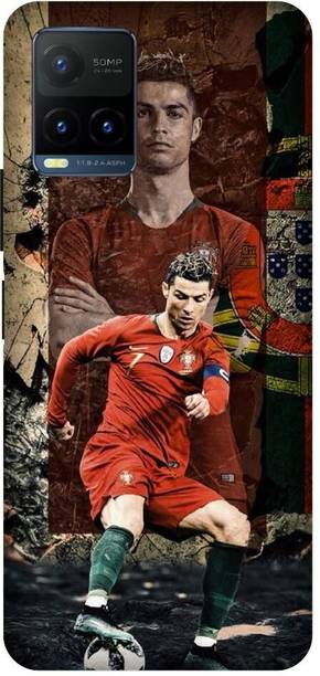INTELLIZE Back Cover for Vivo Y33s CRISTIANO RONALDO, RONALDO 7, CR, 7, FOOTBALL, SPORTS