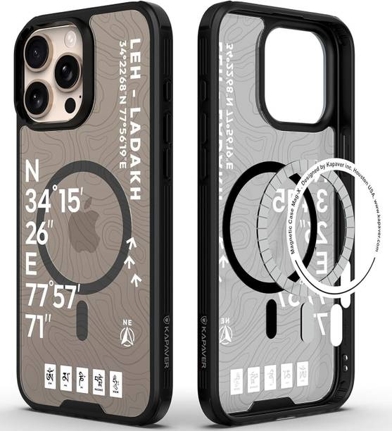 Kapaver Back Cover for Apple iPhone 16 Pro Max