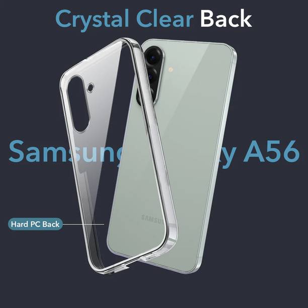 MS-Shield Back Cover for Samsung Galaxy A56 5G, Anti-Yellowing Crystal Clear Hard Case
