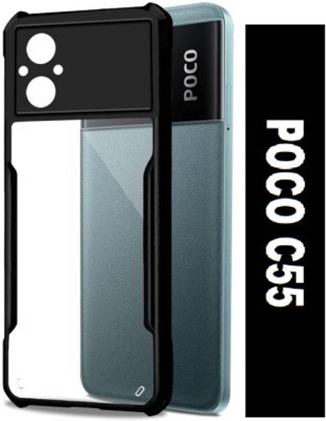MatteSmoke Back Cover for Poco C55
