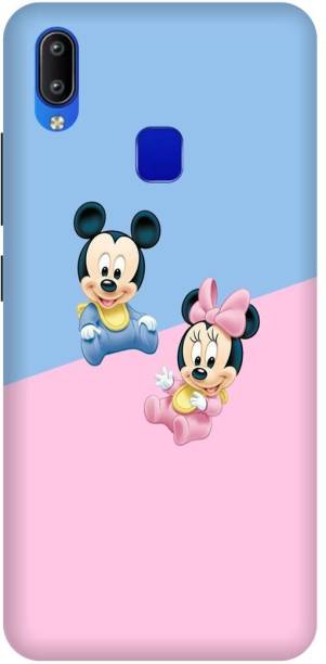PICHKU Back Cover for Vivo Y93,Micky, Minnie, Mouse, Love, Cute