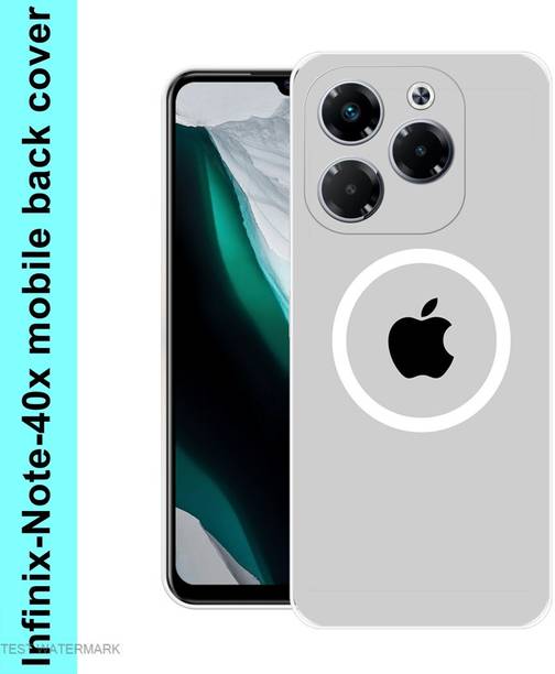 Snapcrowd Back Cover for Infinix Note 40x 5G , X6838, Iphone logo mobile back cover