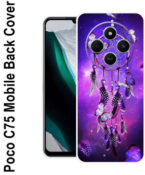 HEXAcase Back Cover for Poco C75 5G Mobile Back Cover , Poco C75 Back Cover
