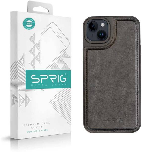 Sprig Glossy Leather Back Cover for Apple iPhone 13, Apple iPhone 13