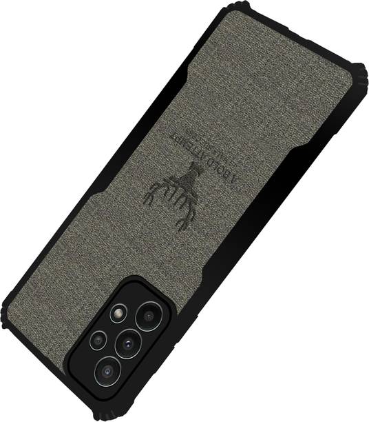 PikTrue Back Cover for Samsung Galaxy A73 5G |Vegan PU Leather |Deer Case| Camera Lens Protection