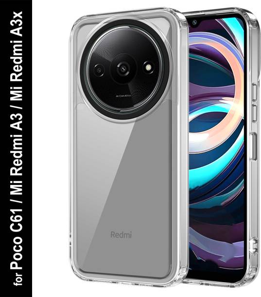 Zapcase Back Cover for POCO C61, Mi A3, Mi Redmi A3x