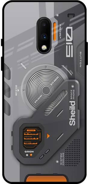 QRIOH Glass Back Cover for OnePlus 7