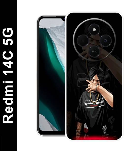 Zaplab Back Cover for REDMI 14C 5G, 2411DRN47I, Sidhu Moose wala back cover