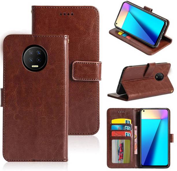 SMARTPOCKET Back Cover for Infinix Note 7