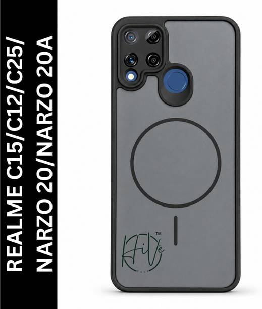 Hive Back Cover for Realme C15, Realme C12, Realme C25