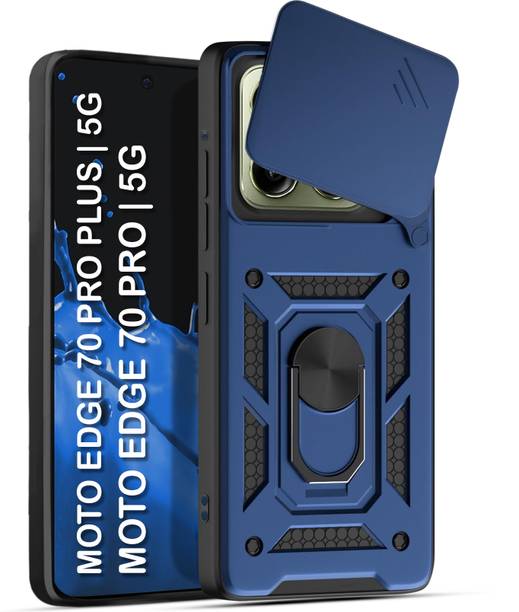 CRAFTIFY Back Cover for Motorola Edge 70 Pro Plus 5G |D10 Tough Armor|Sliding Camera Shield|Ring Holder